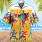 Beer Running Hawaiian Shirt For Resort Getaways And Comfortable Summer Activities
