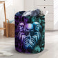 Skull Neither Hear Nor See Laundry Basket For Room Home Organizer