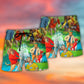 Golf Dog Cool Golf Lover Beach Shorts Pattern Detail For Relaxed Warm Weather Outfits
