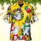 Christmas Snowman Workout Hawaiian Shirt Creative Print View For Outdoor Gatherings