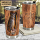 Owl Vintage Wooden Personalized 20 Oz Tumbler For Coffee Travel And Daily Drinks