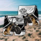 German Shepherd Cool Dog Beach Shorts Graphic Detail For Resort Trips And Casual Outings