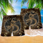 Dragon Beach Shorts Design Detail For Resort And Beach Day Style