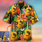Tropical Guitar Various Custom Photo Hawaiian Shirt Design Detail For Sunny Adventures And Casual Wear