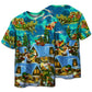 Magical Christmas Night Short Sleeve Pajamas Set For Christmas Sleepwear And Family Lounging