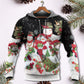 Cute Christmas Snowman Joy Cardinal Hoodie For Winter Streetwear Christmas Travel And Seasonal Home Gatherings