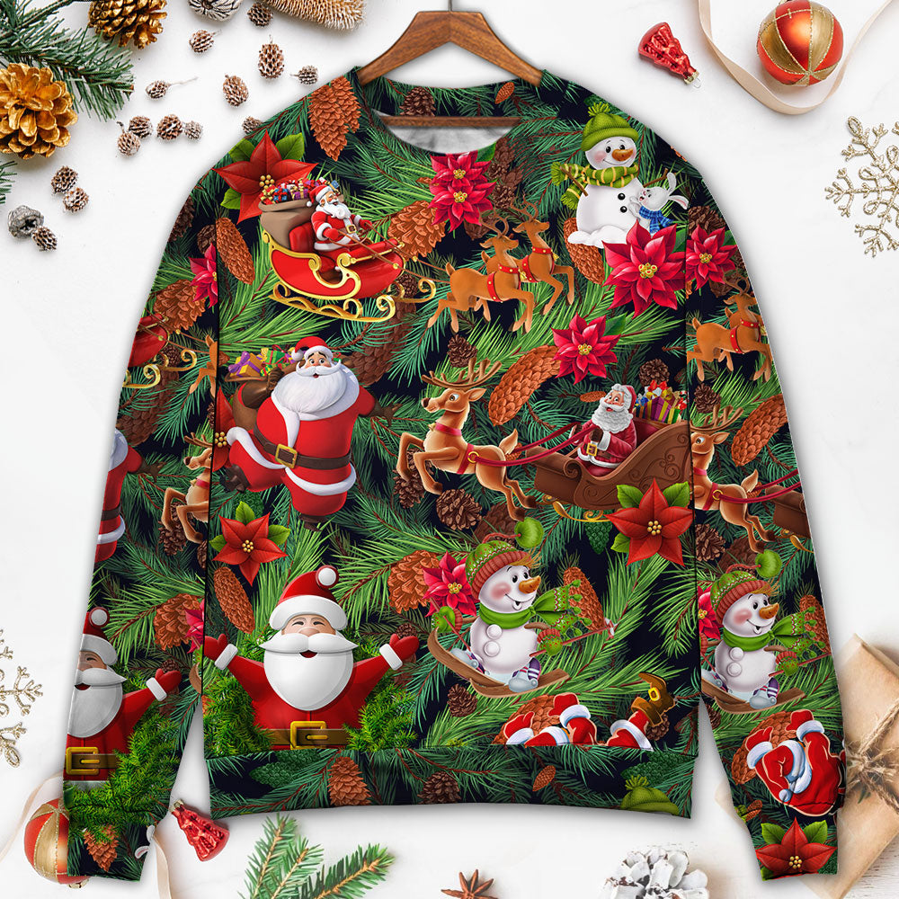 Christmas Santa Snowman Merry Xmas All Sweater For Winter Celebrations Family Events And Thoughtful Gifting