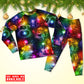 Santa Snowman Christmas Tree Lights Long Sleeve Pajamas Set For Christmas Mornings And Relaxed Lounging