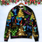 Christmas Cocktail Neon Sweater For Festive Family Events Casual Wear And Holiday Gift Giving