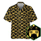 Fantasy Role Controller Hawaiian Shirt Detailed Pattern View For Island Holidays