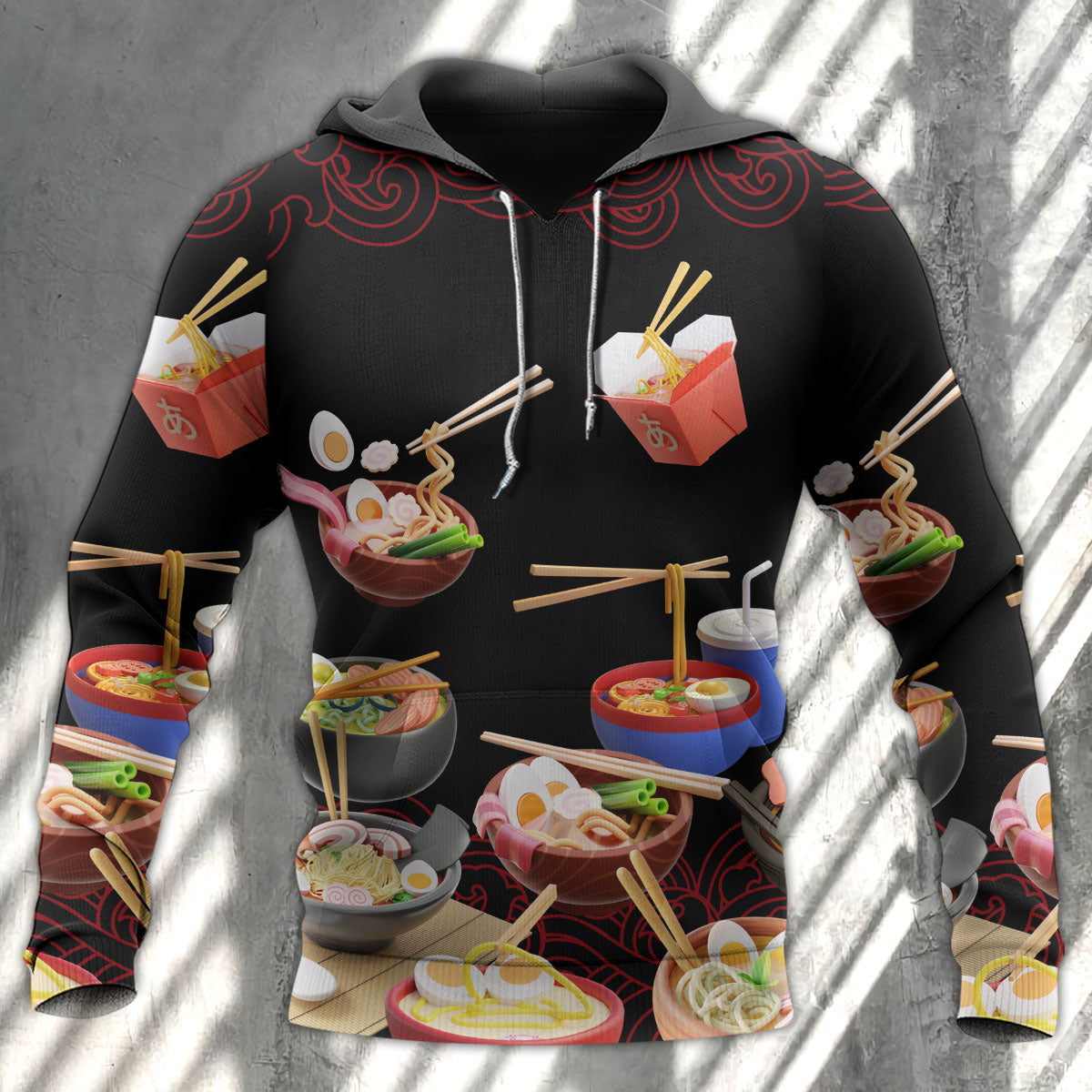 Ramen Fast Food Lover Hoodie For Everyday Streetwear Seasonal Travel And Gift Giving