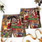 Classic Santa Christmas Beach Shorts For Poolside Relaxation And Summer Adventures