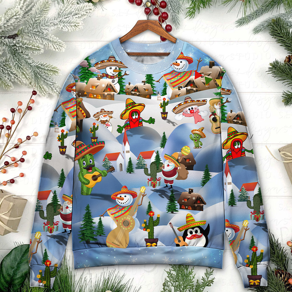Christmas American Pride Merry Xmas Sweater For Winter Celebrations Family Events And Relaxed Seasonal Styling