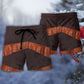 Santa Cowboy Vintage Western Beach Shorts For Beach Trips And Relaxed Vacation Styling