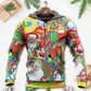Hippie Santa Christmas Hoodie For Winter Streetwear Christmas Travel And Seasonal Home Gatherings