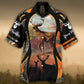 Hunting Deer Orange Camo Outdoor Hawaiian Shirt Front Pattern View For Tropical Vacations