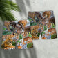 Tiger Faith Beach Shorts Pattern Detail For Vacation Style And Comfortable Daily Use