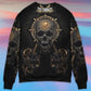Golden Skull Royal Strength Sweater For Bold Streetwear Travel And Relaxed Everyday Styling