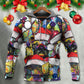 Colorful Christmas Dog Love Hoodie For Festive Family Moments Winter Wear And Holiday Gift Ideas