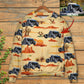 Hot Rod Vintage Cowboy Landscape Sweater For Automotive Fans Travel Events And Relaxed Casual Wear