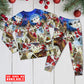 Rooftop Santa Christmas Eve Long Sleeve Pajamas Set For Christmas Sleepwear And Family Lounging