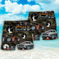 Hunting Hot Rod Lover Beach Shorts Graphic Detail For Resort Trips And Casual Outings