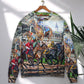 Horse Racing Be Strong Brave Sweater For Animal Inspired Style Events And Comfortable Daily Wear