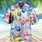 Scooter City Urban Hawaiian Shirt For Warm Weather Adventures And Everyday Comfort