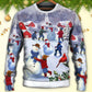 Christmas Children Snowman Town Sweater For Festive Events Weekend Outings And Comfortable Winter Style