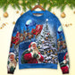 Christmas Santa Story Happy Xmas Is Coming Sweater For Festive Events Weekend Outings And Comfortable Winter Style