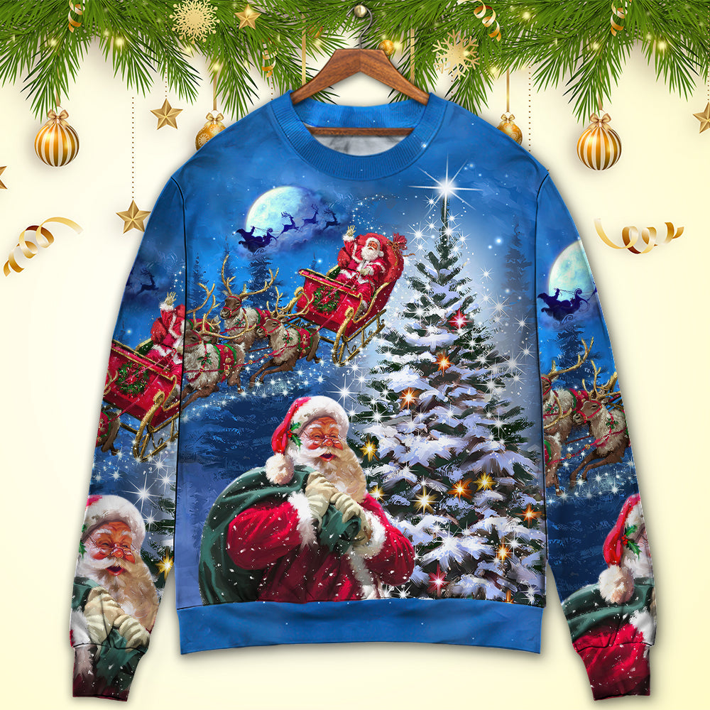 Christmas Santa Story Happy Xmas Is Coming Sweater For Festive Events Weekend Outings And Comfortable Winter Style