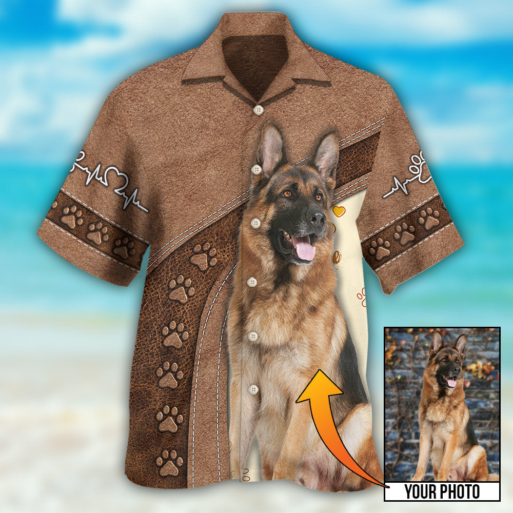 Dog Friend Custom Photo Hawaiian Shirt Artwork View For Coastal Escapes And Resort Style