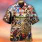 Duck Hunting Independence Day Mallard Hawaiian Shirt Pattern View For Lightweight Everyday Style