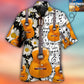 Guitar Various Custom Photo Hawaiian Shirt Artwork Detail For Tropical Trips And Casual Outings