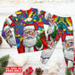 Hippie Santa Christmas Long Sleeve Pajamas Set For Holiday Bedtime And Cozy Home Wear