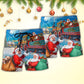 Christmas Santa Train Holiday Beach Shorts Print Detail For Beach Activities And Vacation Wear