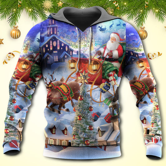 Christmas Reindeer Gift Glow Hoodie For Holiday Parties Weekend Outings And Cheerful Gift Giving