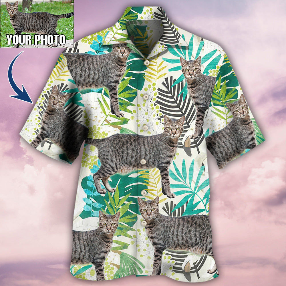 Cat Various Custom Photo Hawaiian Shirt Artwork Detail For Resort Trips And Outdoor Activities