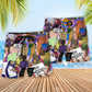 My Body My Choice Statement Beach Shorts Design Detail For Casual Warm Weather Outfits