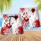 Halloween Blood Scary Haunted Beach Shorts Print View For Coastal Escapes And Casual Outings