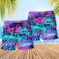 Audio Engineer Neon Beach Shorts For Resort Travel And Thoughtful Summer Gifting