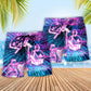 Sound Engineer Neon Light Beach Shorts Print View For Coastal Escapes And Casual Outings
