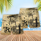 Architect A Day In Life Beach Shorts Pattern View For Resort Days And Outdoor Activities