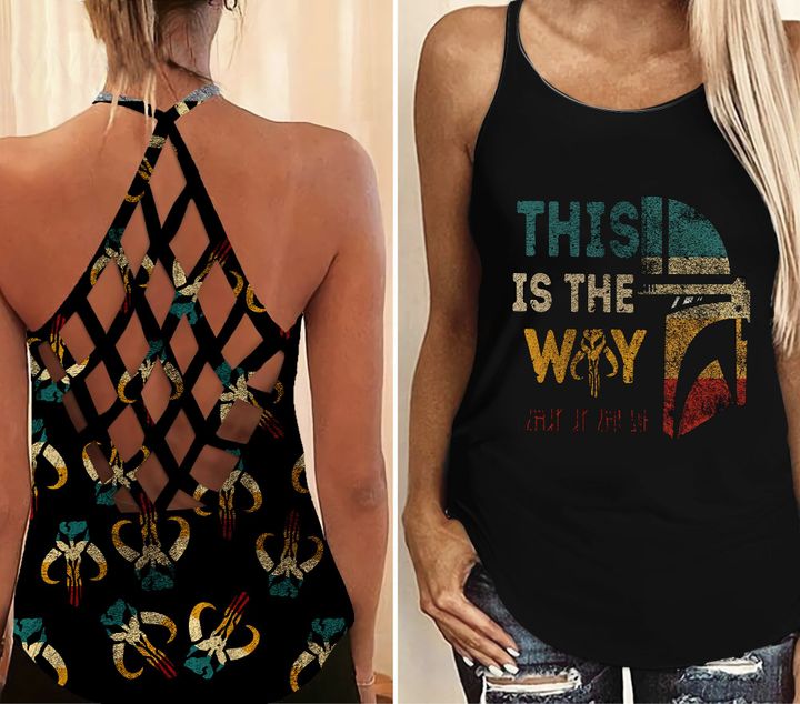 This Is The Way Hollow Tank Top For Summer Outings And Everyday Comfort