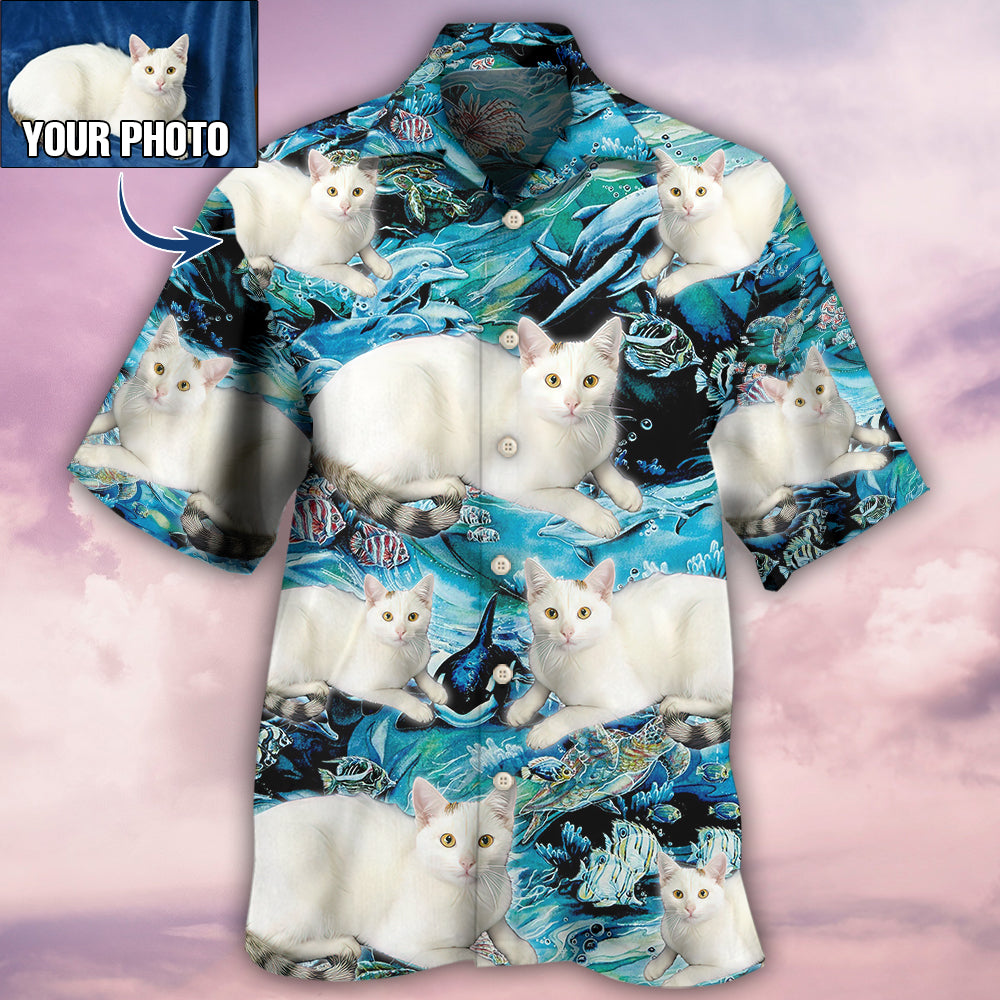Cat Various Custom Photo Hawaiian Shirt Artwork View For Coastal Escapes And Resort Style