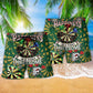 Darts Tight Shot Humor Beach Shorts Print Detail For Thoughtful Gift Giving