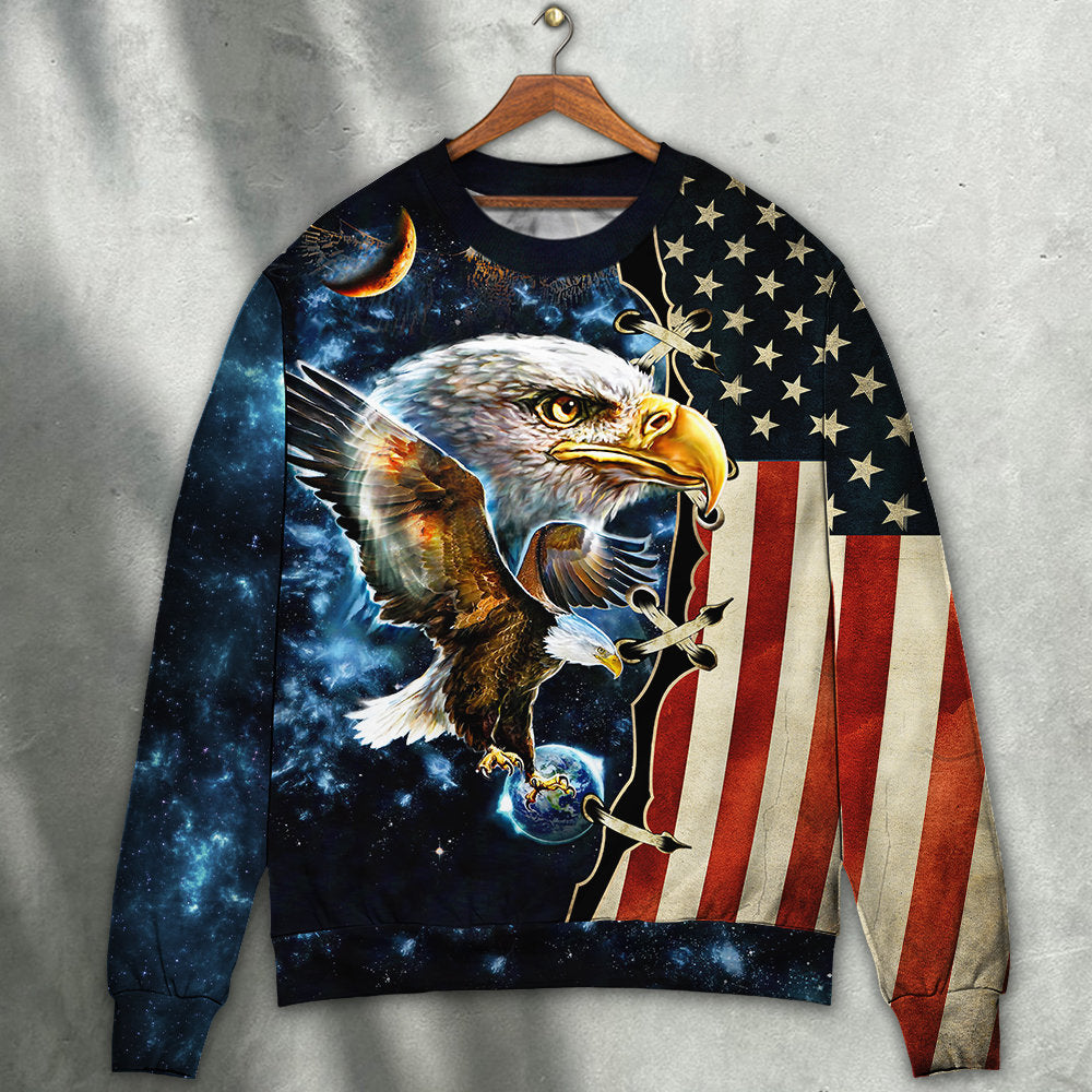 American Eagle Galaxy Sweater For Casual Gatherings Holidays And Everyday Comfort
