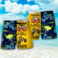 Beer Motocross Fun Beach Shorts Pattern View For Resort Days And Outdoor Activities