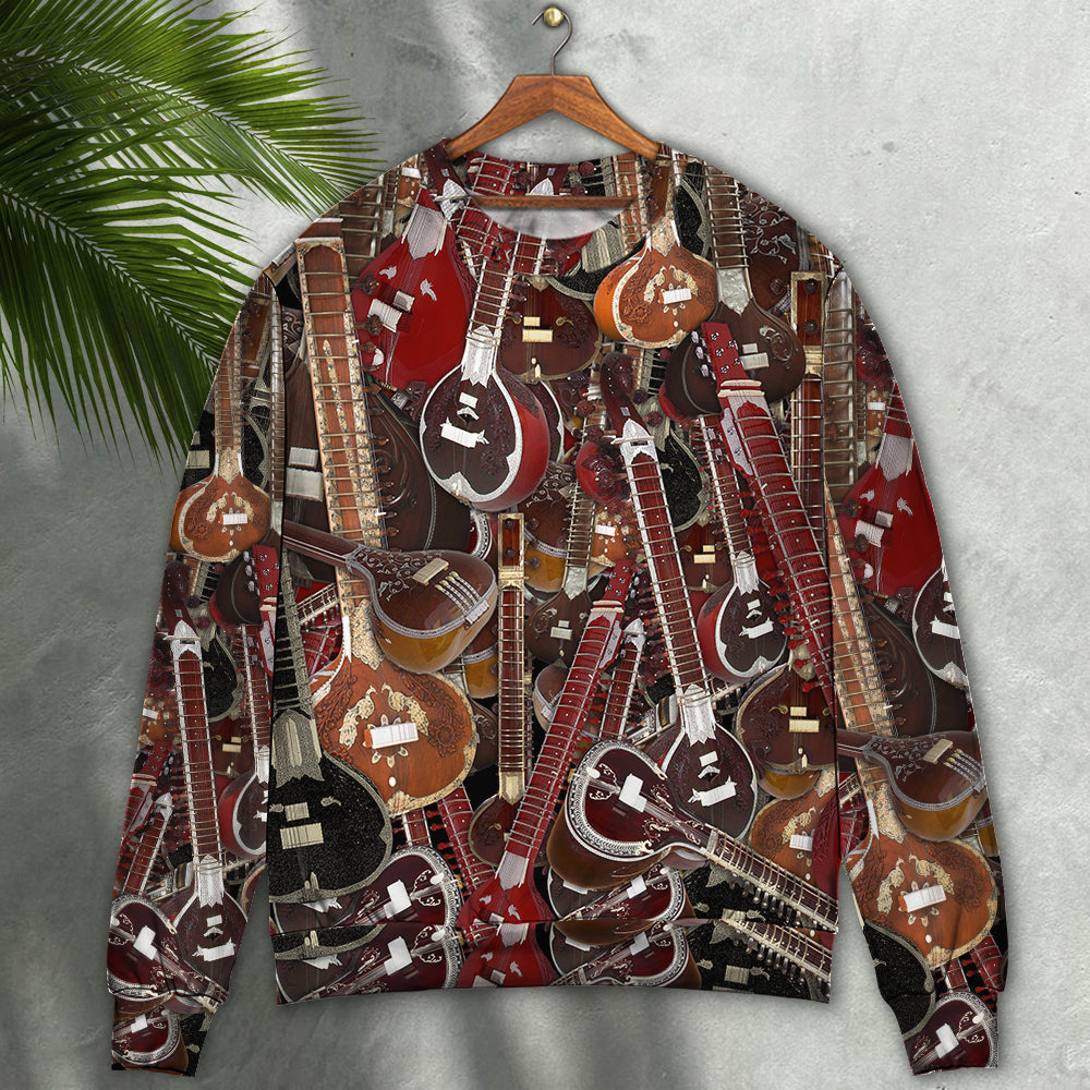 Sitar Music Sweater For Casual Gatherings Weekend Trips And Thoughtful Gifts