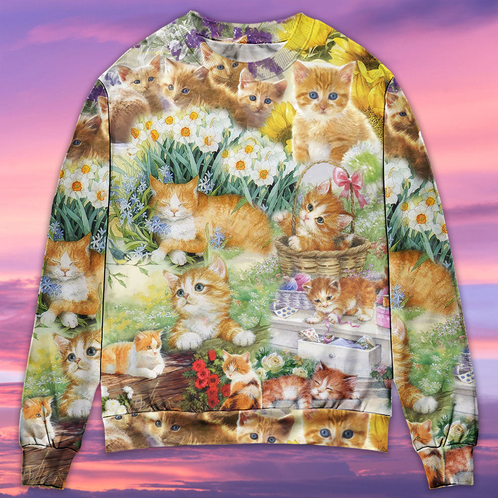 Cute Kitty Sweater For Weekend Outings Parties And Thoughtful Gift Giving
